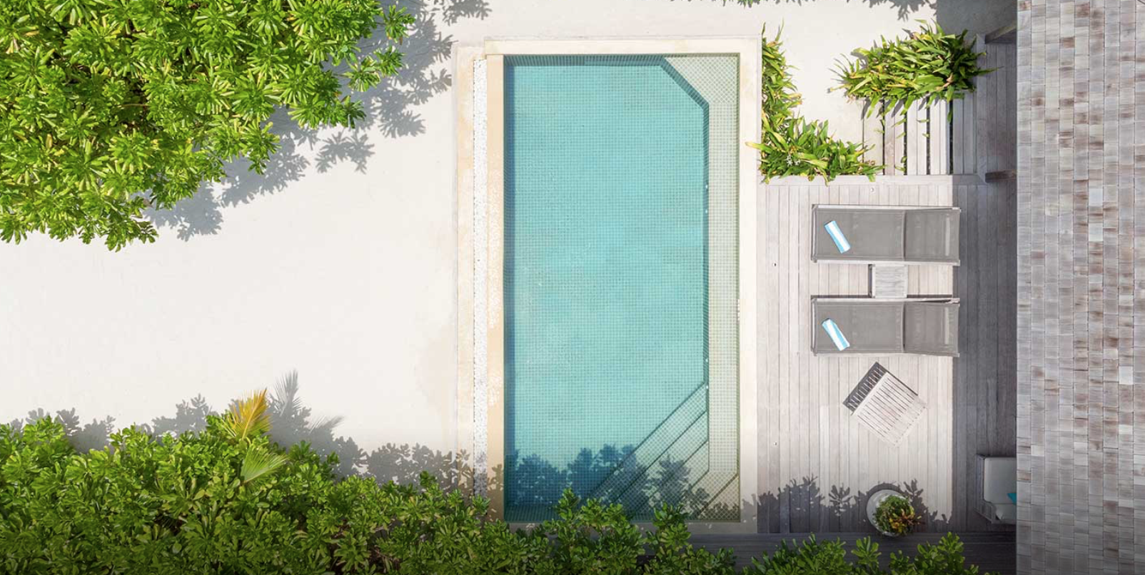 Beach Pool Villa · sand-step